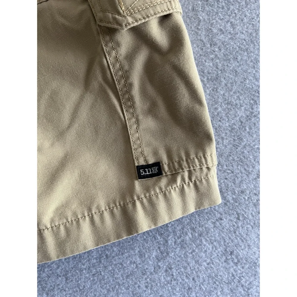 5.11 Tactical Shorts Men 40 Taclite Pro Ripstop Khaki Cargo Utility Work Outdoor